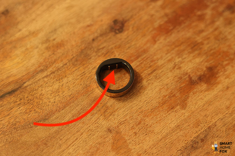 You can see the sensors of the Circular Ring.